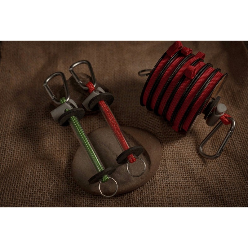 Paracord Tippet Holder|Orange|Green