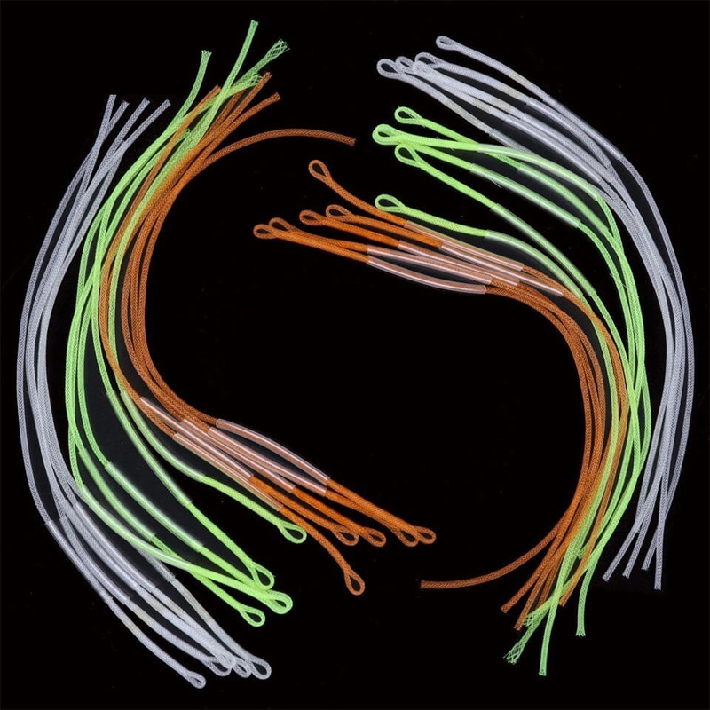 Raprance 10Pcs 30LB/50LB Fly Fishing Line Loop Connector Braided Fly Fishing Line