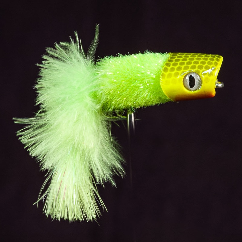 Howitzer Baitfish Popper|Yellow Chartreuse||2/0