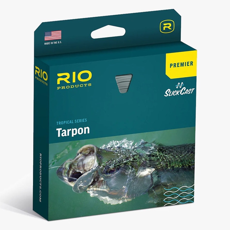 RIO Premier Tarpon Fly Line|WF10F|WF11F|WF12F|Seagrass/Gray/Sand