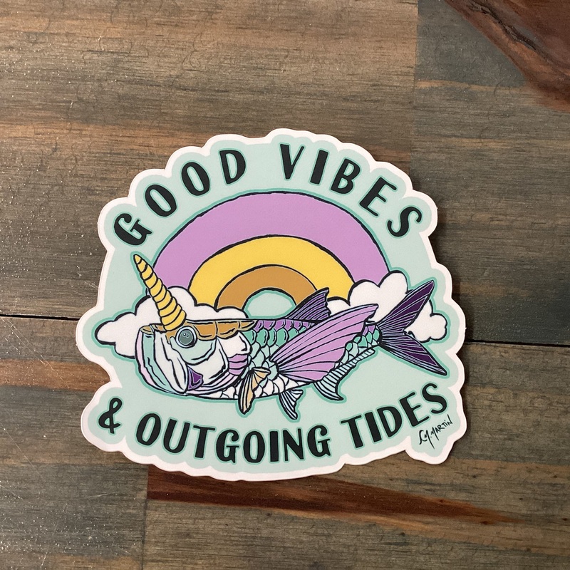 Cy. Martin – Good Vibes & Outgoing Tides sticker