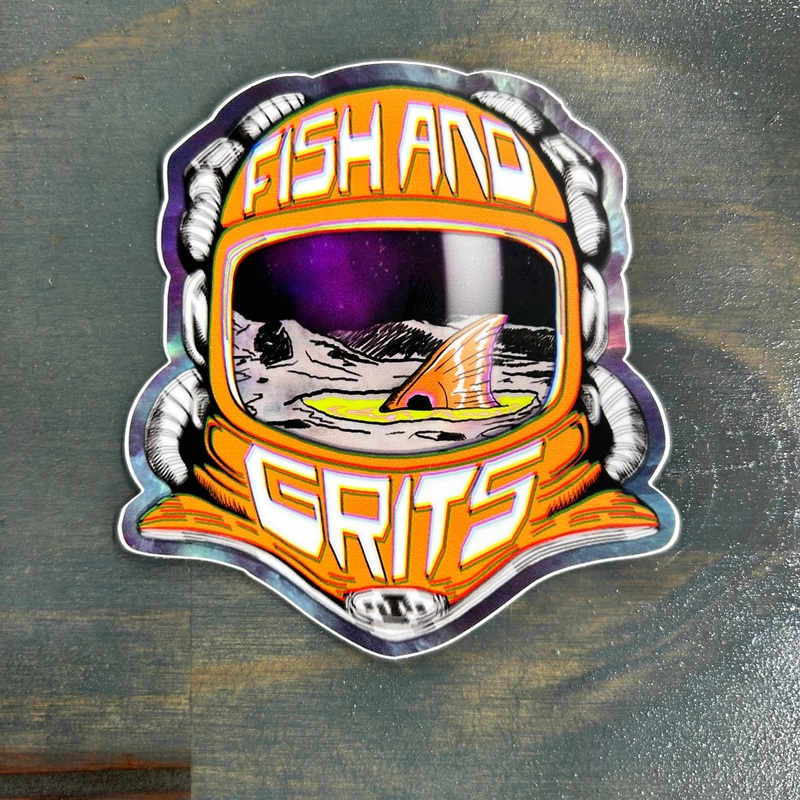 Fish and Grits Secret Spot Sticker