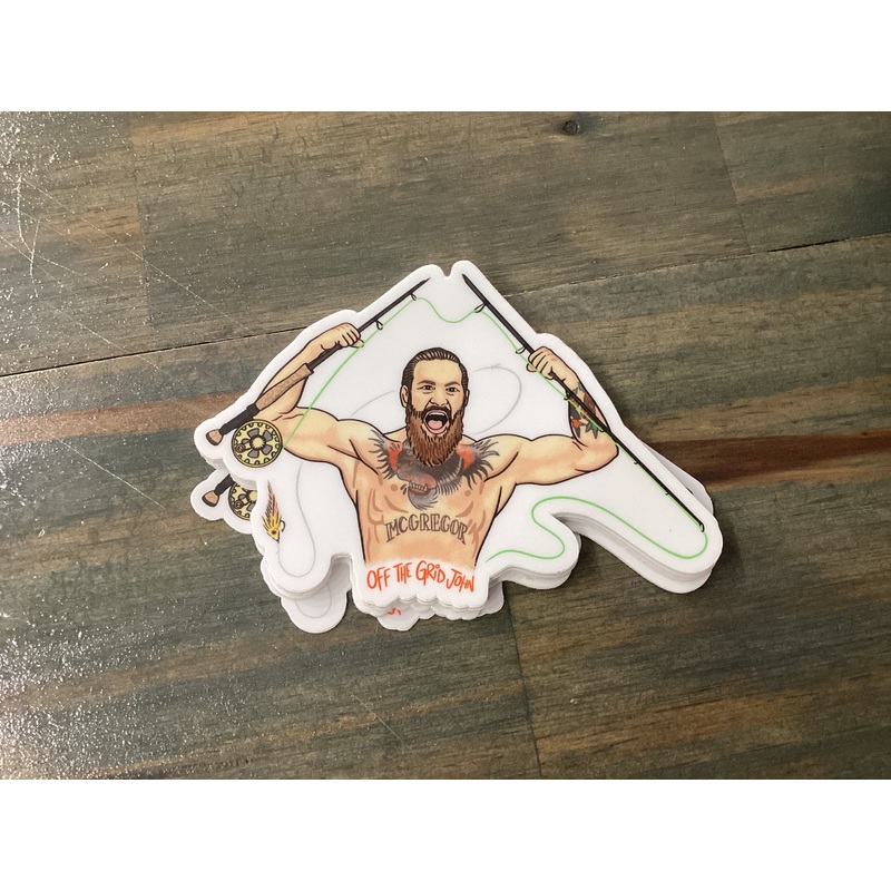 Off the Grid John McGregor Sticker
