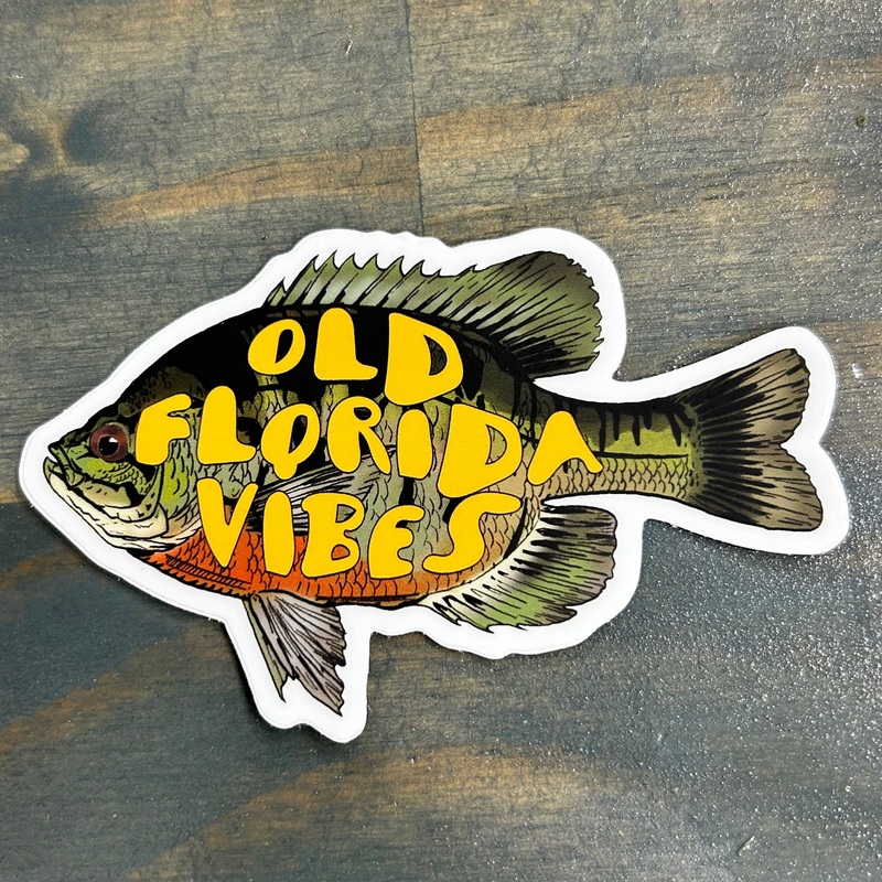 Old Florida Vibes Bream Sticker