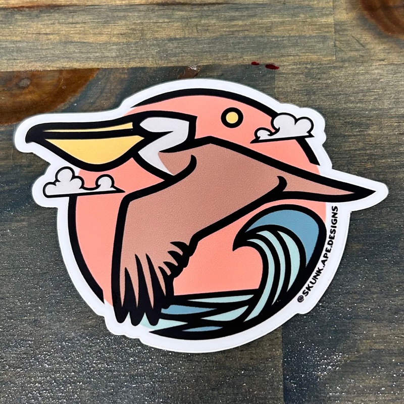 Skunk Ape designs Pelican