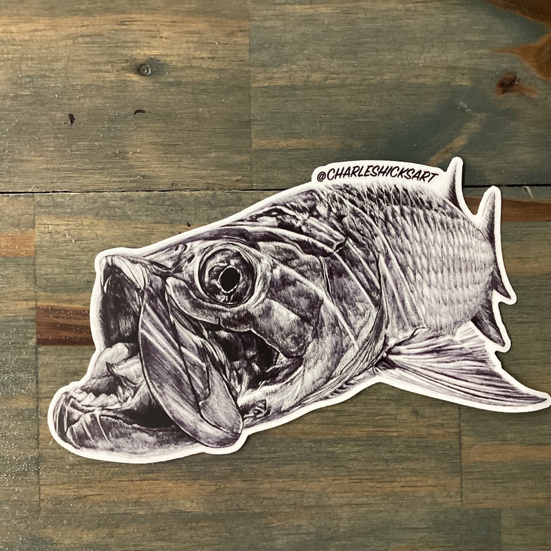 Charles Hicks Art – Tarpon Head