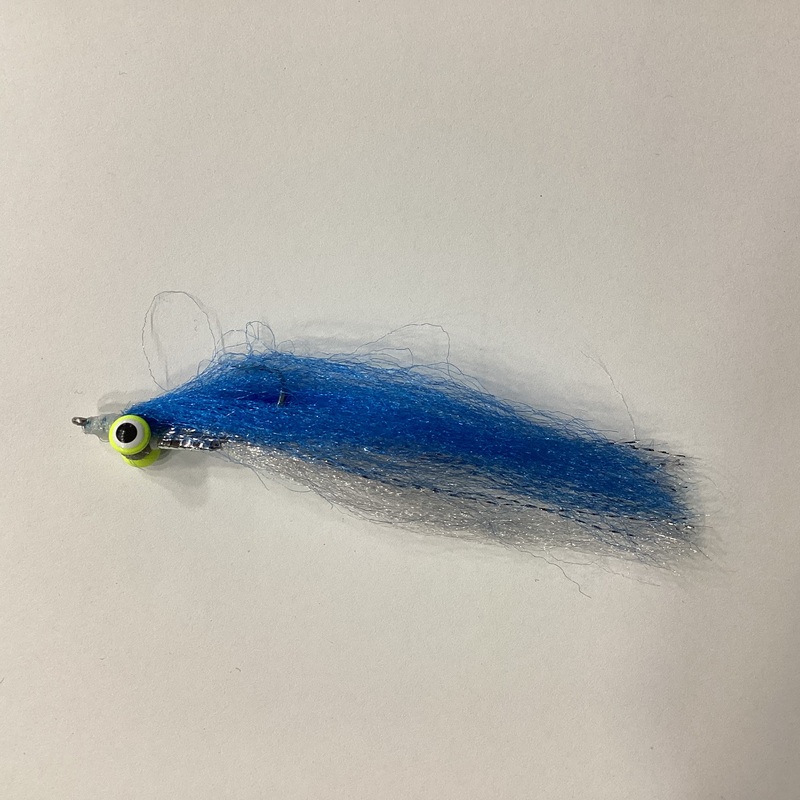 EP Fiber Clouser Minnow – blue/white – #2