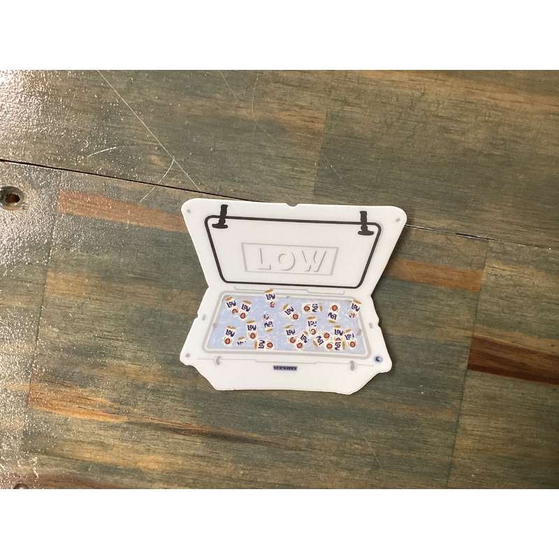 Lowfish Co. Low Cooler Sticker