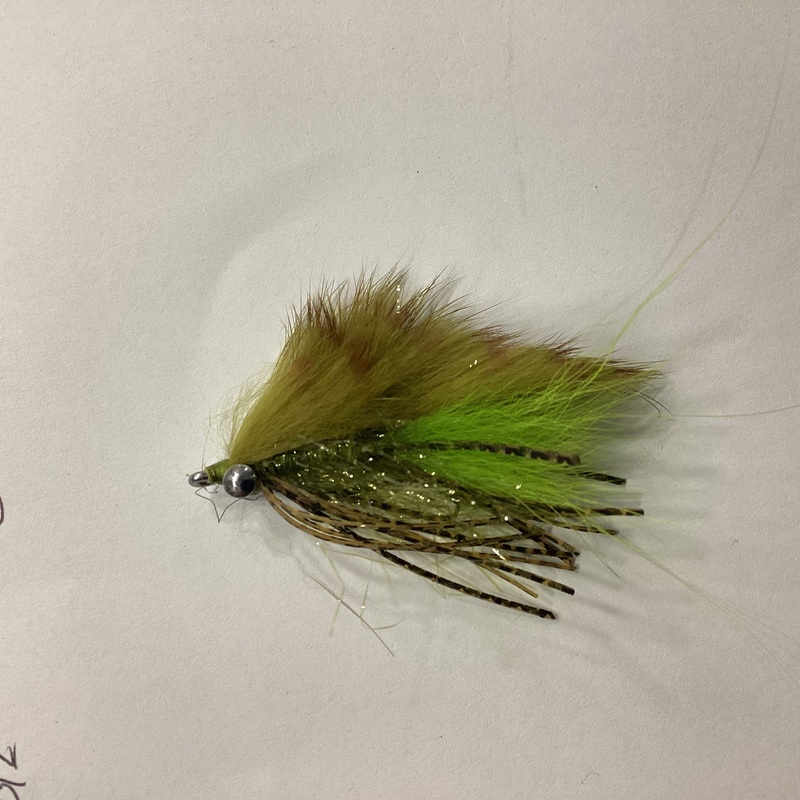 Ted’s Cousin It – light olive