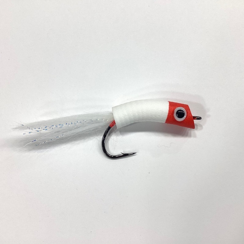 Todd’s Wiggle Minnow – Red/White – size 2/0