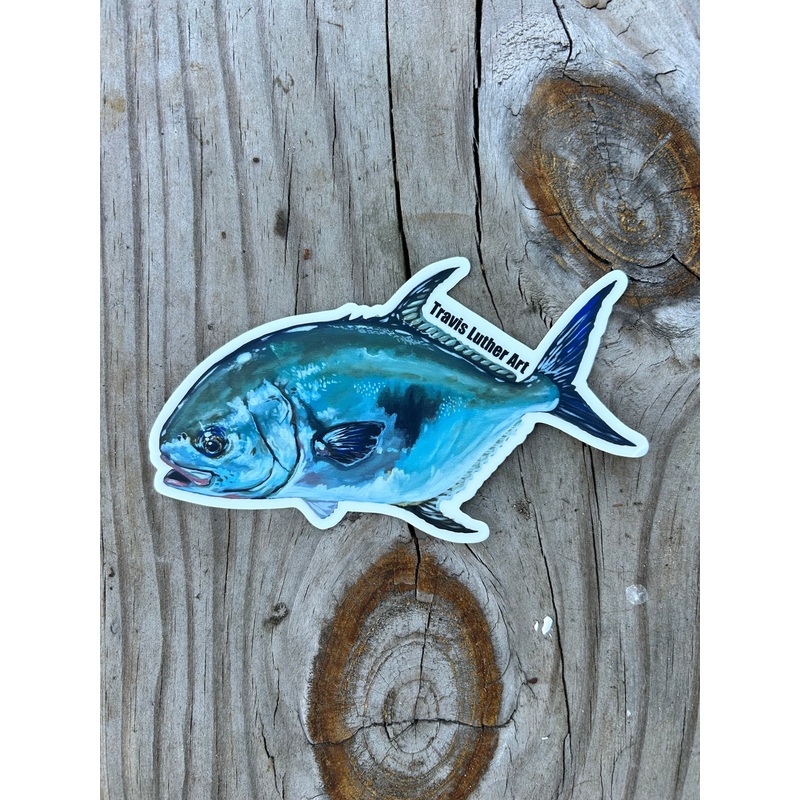 Travis Luther Art Permit Sticker