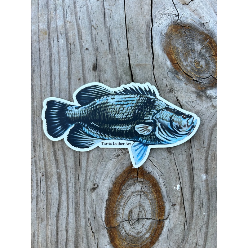 Travis Luther Art Triple Tail Sticker