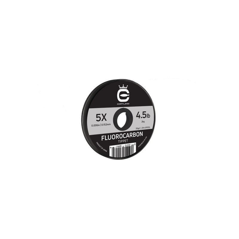 Cortland Fluorcarbon Tippet|6X 3.1||5X 4.5||4X 5.5||3X 7||2X 9