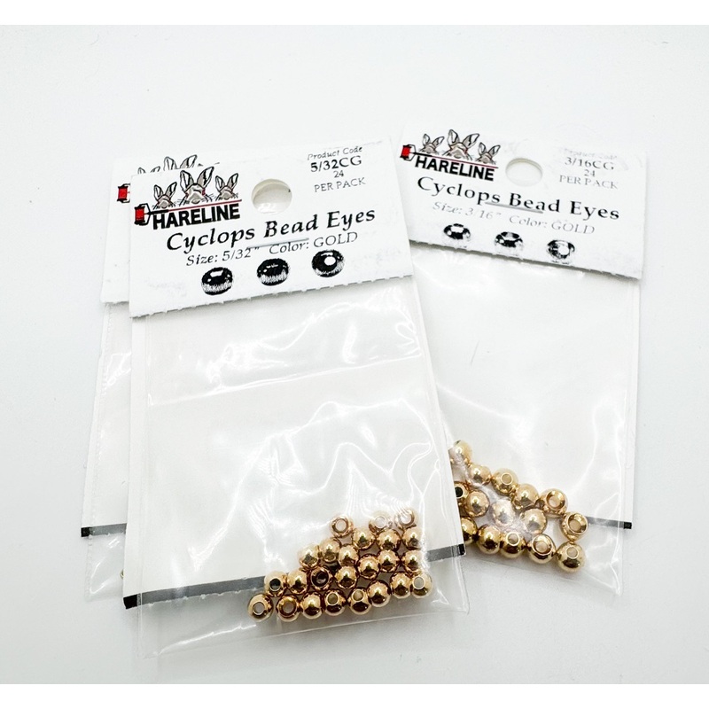 Cyclops Beads Gold|1/16″ Gold|5/64″ Gold|3/32″ Gold|7/64″ Gold|1/8″ Gold|5/32 Gold|3/16″ Gold