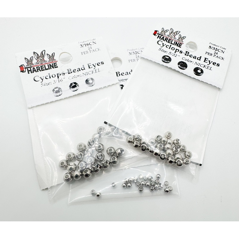 Cyclops Beads Nickel|1/16″ Nickel|5/64″ Nickel|3/32″ Nickel|7/64″ Nickel|1/8″ Nickel|5/32″ Nickel|3/16″ Nickel