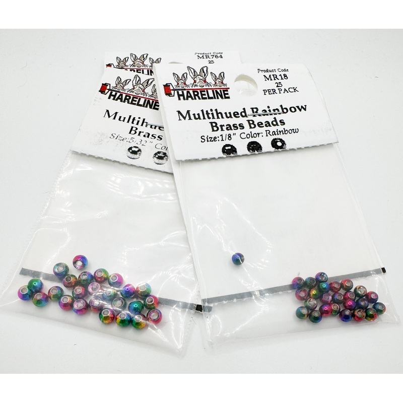 Multihued Rainbow Brass Beads|3/32″ Rainbow|7/64″ Rainbow|1/8″ Rainbow|5/32″ Rainbow