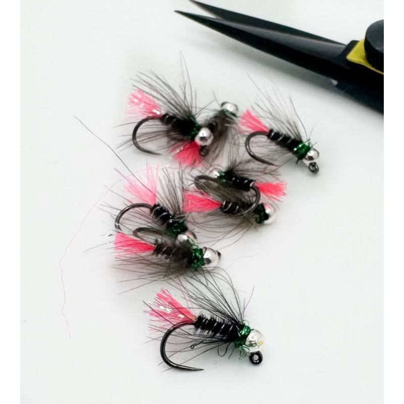 Red Tag Jig Black Tungsten BH||16