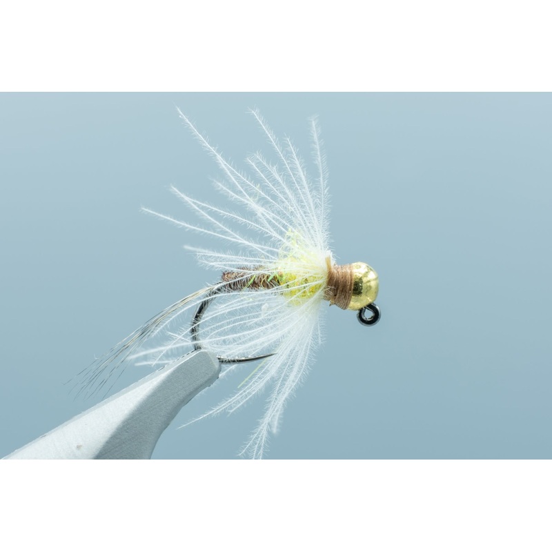 Hot Spot Pheasant Tail Jig Yellow 1 Doz. #16