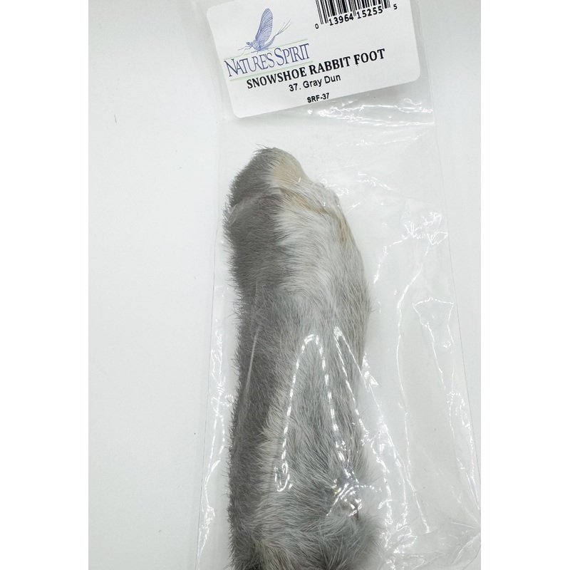 Snowshoe Rabbit Foot Gray Dun
