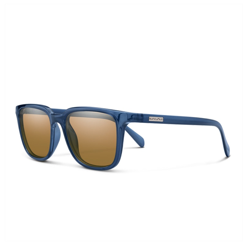Suncloud Boundary Crystal Denim Polarized Brown