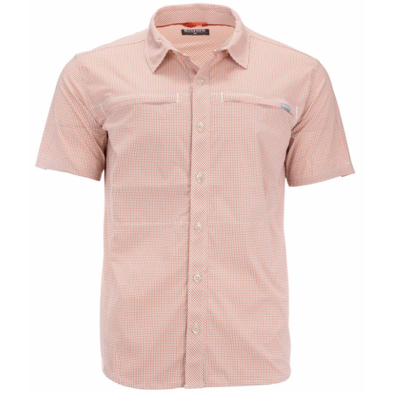 Simms Stone Cold SS Shirt|X-Small|Small|Medium|Large|X-Large|Xx-Large|Smoked Salmon
