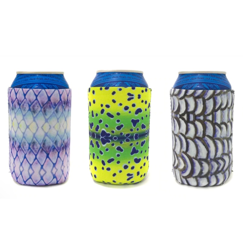 Wingo Fish Skin Coozie 3 Pack|Salt|Trout