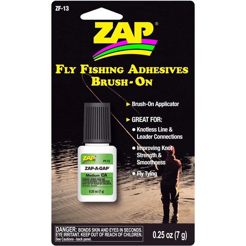 Zap Fly Fishing Adhesive Brush On