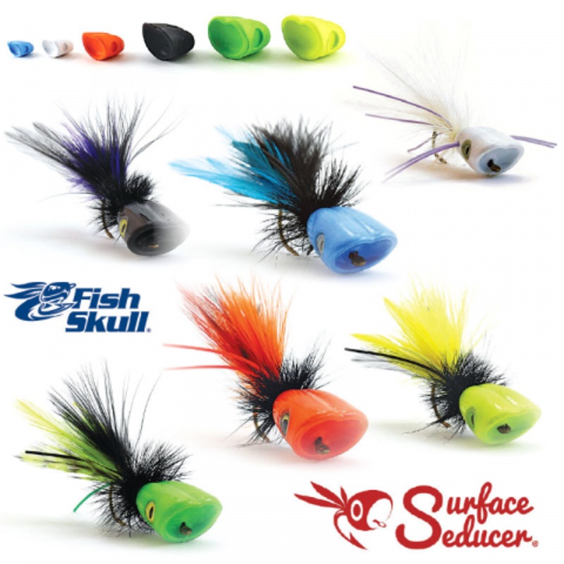 Double Barrel Poppers|Extra Small|Small|Medium|Black|Chartreuse|White