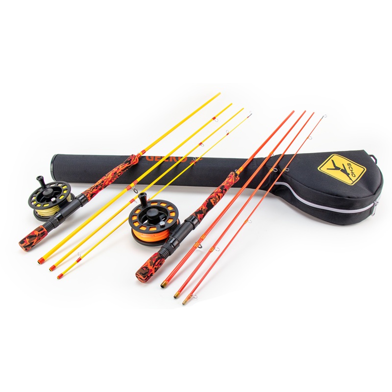 Echo Gecko Fly Rod Kit|Panfish 7’6″ 4wt.|Trout 7’9″ 5wt.