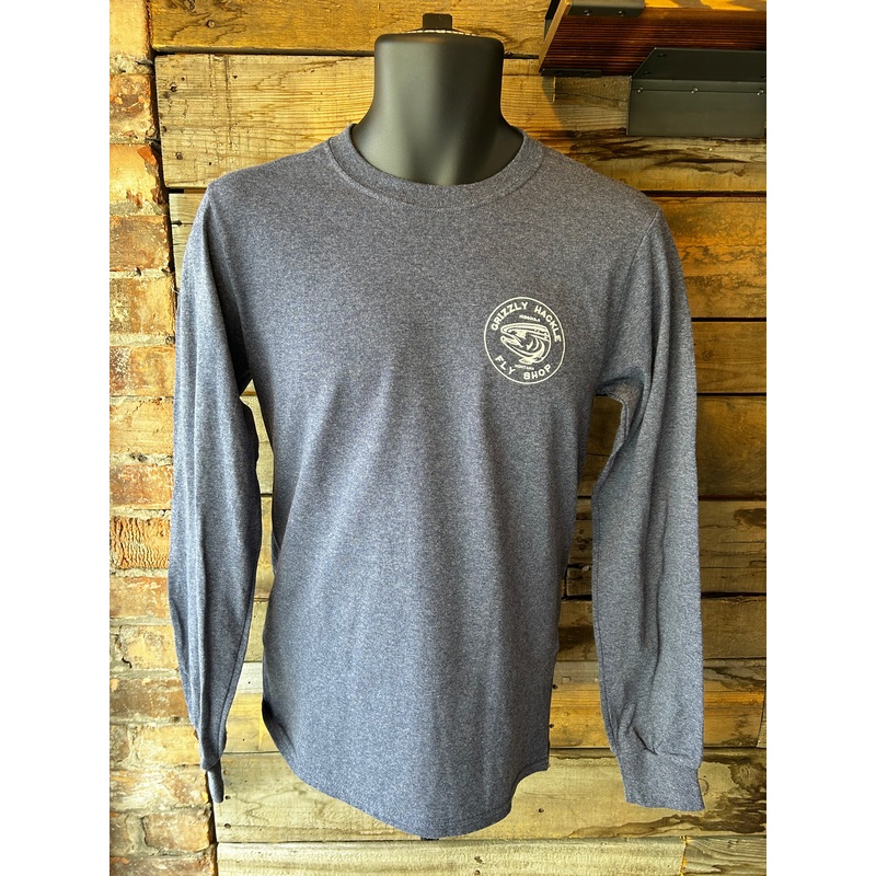Grizzly Hackle Circle Fish Long Sleeve Shirt