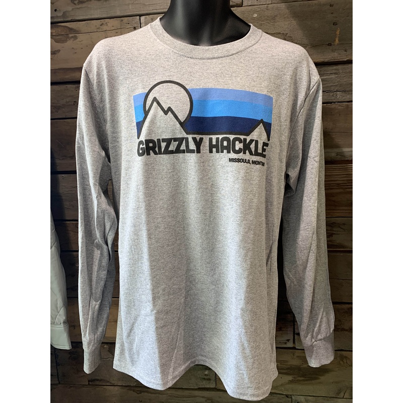Grizzly Hackle Retro Long Sleeve T-Shirt
