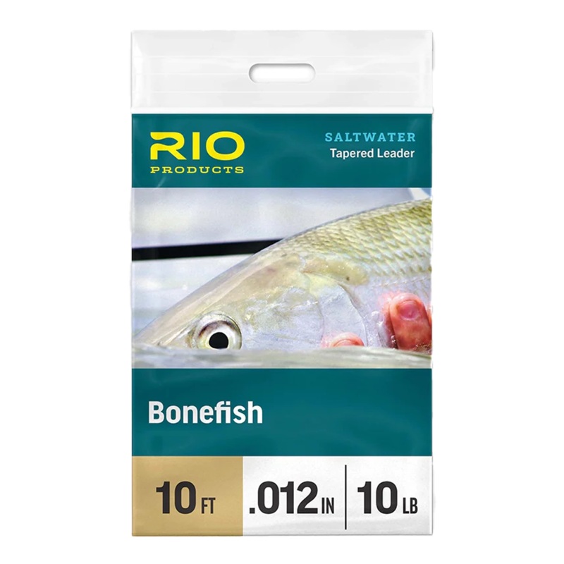 Rio Bonefish Leader|10ft. 8lb.|10ft. 10lb.|10ft. 12lb.|1-Pack|3-Pack