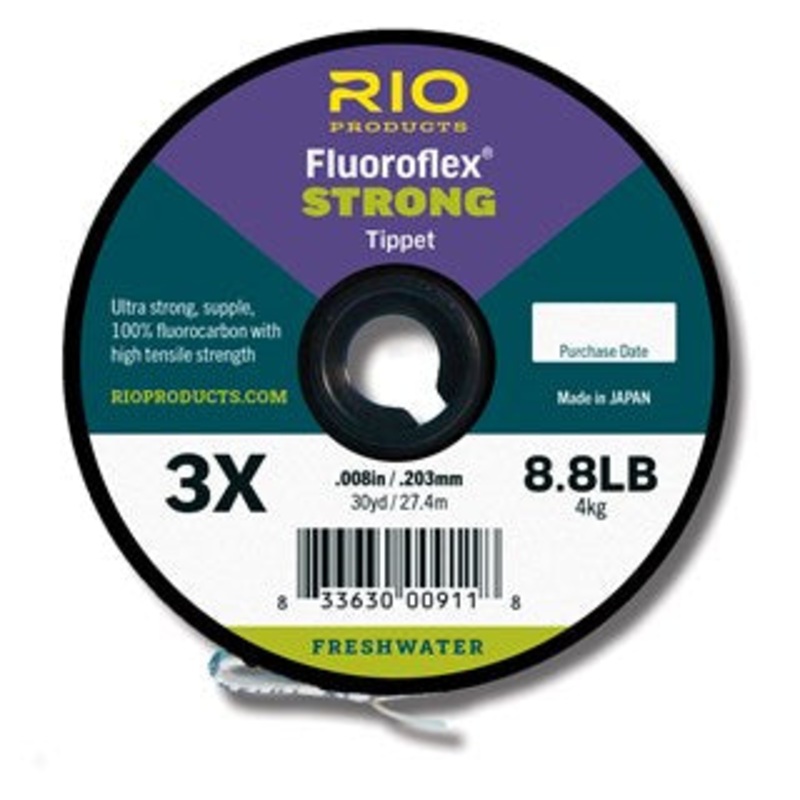 Rio Fluoroflex Strong Tippet|0x|1x|2x|3x|4x|5x|30yd Spool|Guide Spool (100 yd)