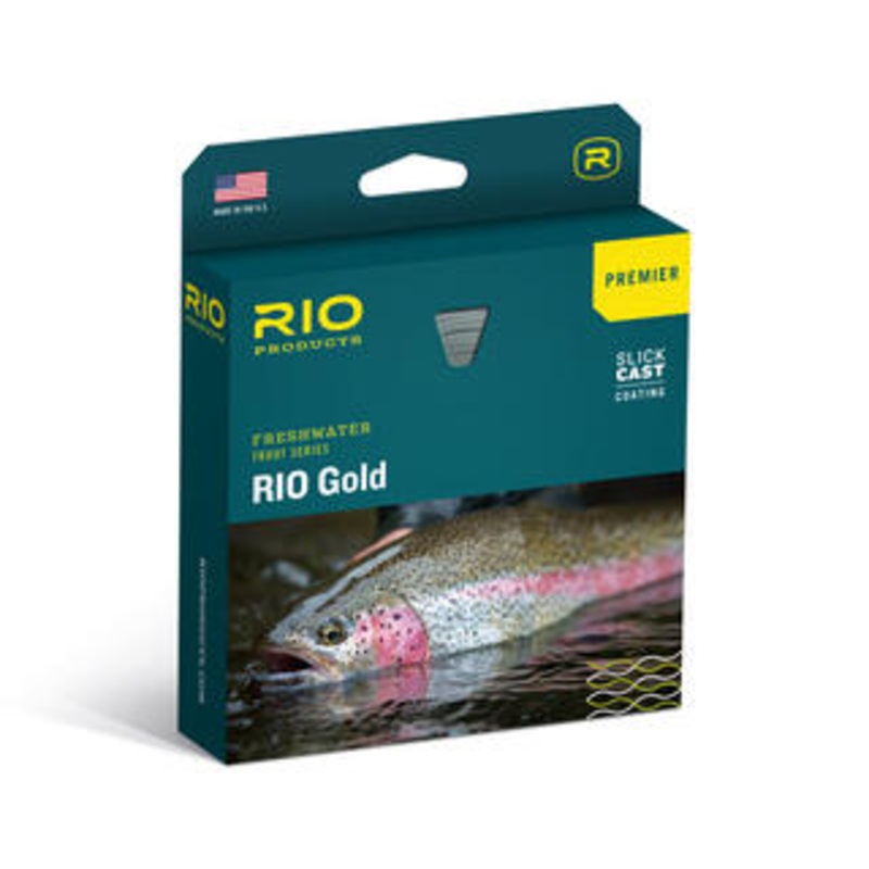RIO Gold Fly Line|WF4F|WF5F|WF6F|Moss/Gold