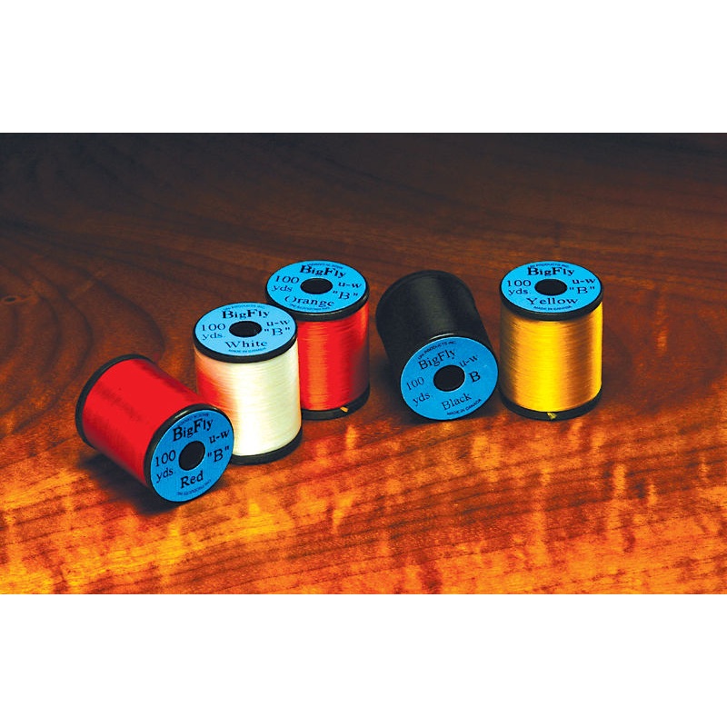Uni Big Fly Thread|Black|Orange|Pink|Red|White