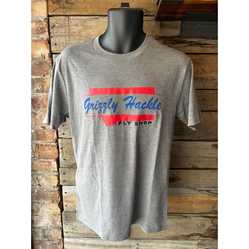 Grizzly Hackle Swipe State T-Shirt