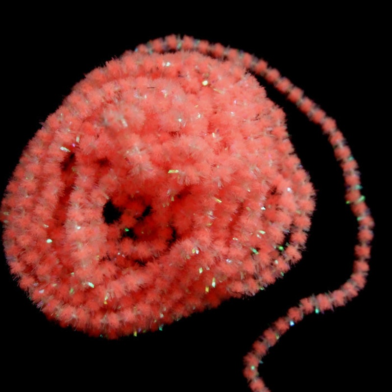 CHENILLE SPARKLE MICRO|Black/Gold|Fire Red/Pearl|Pink Dark/Pearl|Pink Light/Pearl