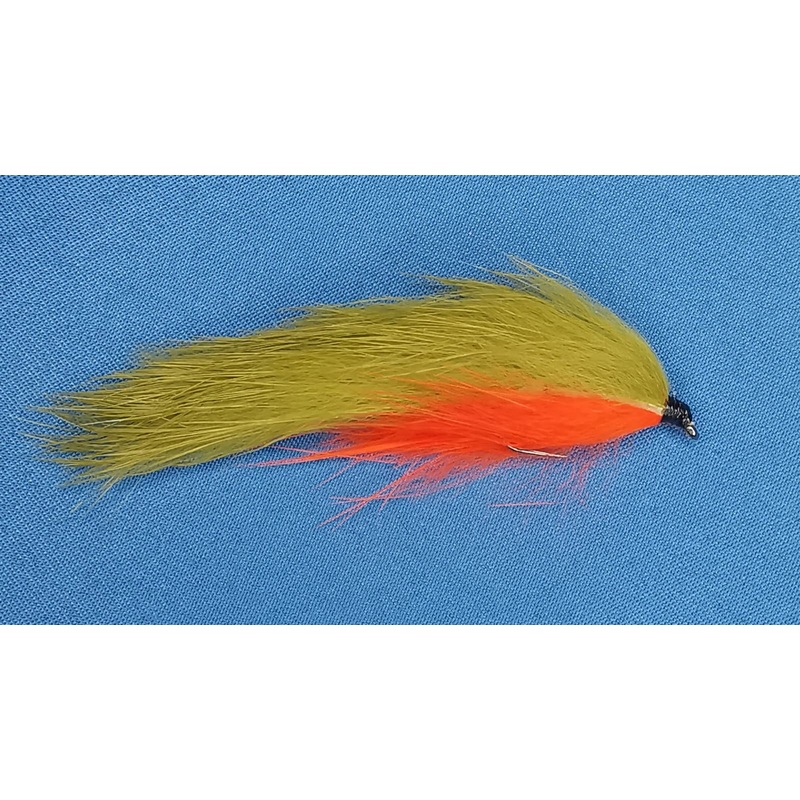Fritz n Flies  Olive/Orange Fluff Cat