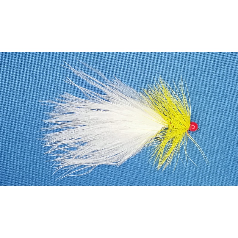 Fritz n Flies Yellow Dancer Red Bead