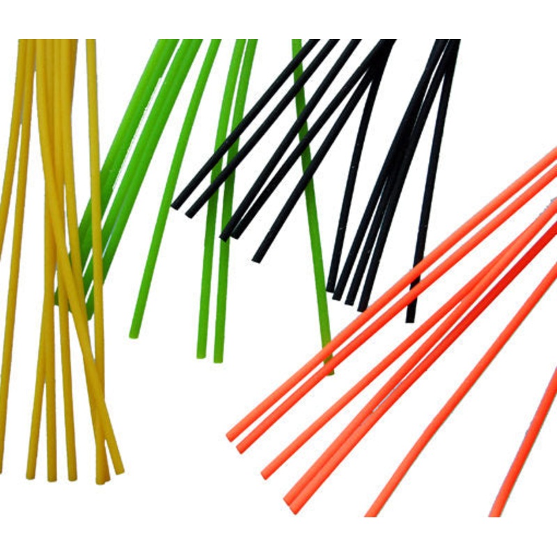 Round Rubber Legs|Black|White|Flu Yellow|Green|Flu Orange|Red|Brown|Lilac Shimmer|Flu White|Apple