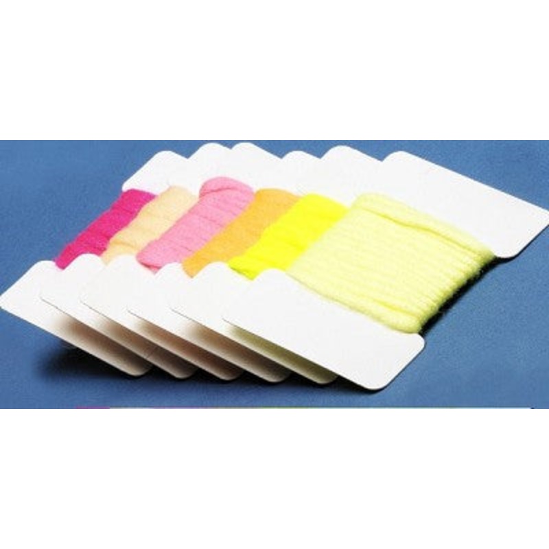 Veniard Glo Bug Yarn Egg Yarn|FL. Chartreuse|FL. Fire Orange|FL. Orange|FL. Peach|FL. Pink|FL. Yellow