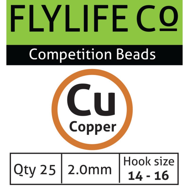 FLY LIFE CO – COPPER BEADS|Gold|Black|Copper