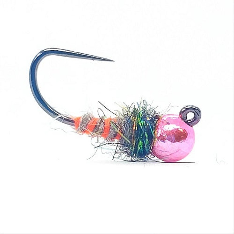 THREAD RIB HARE’S EAR JIG – PINK