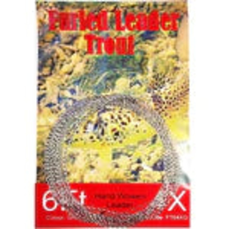 Furled Trout Leader|Transparent|4X