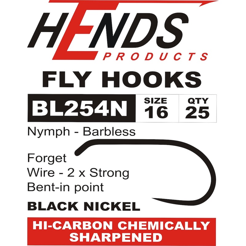 Hends Hook – Barbless – BL254N