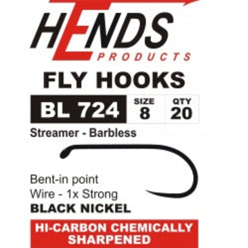 Hends Hook – BL724, Streamer, (1X Strong, 3 XL) – Barbless