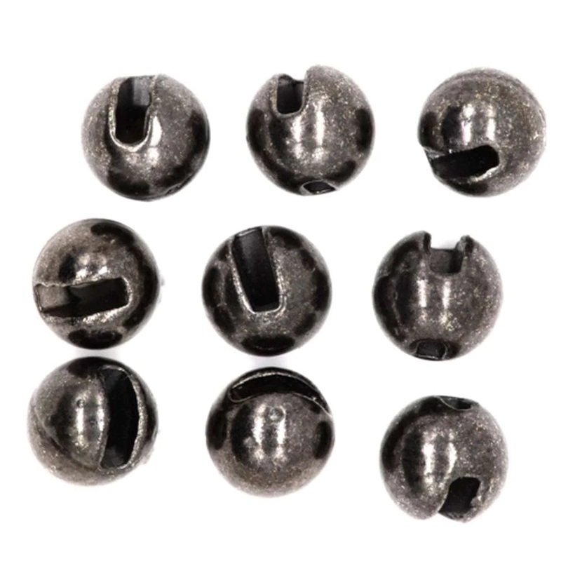 Black Nickel Slotted Tungsten Beads – Semperfli