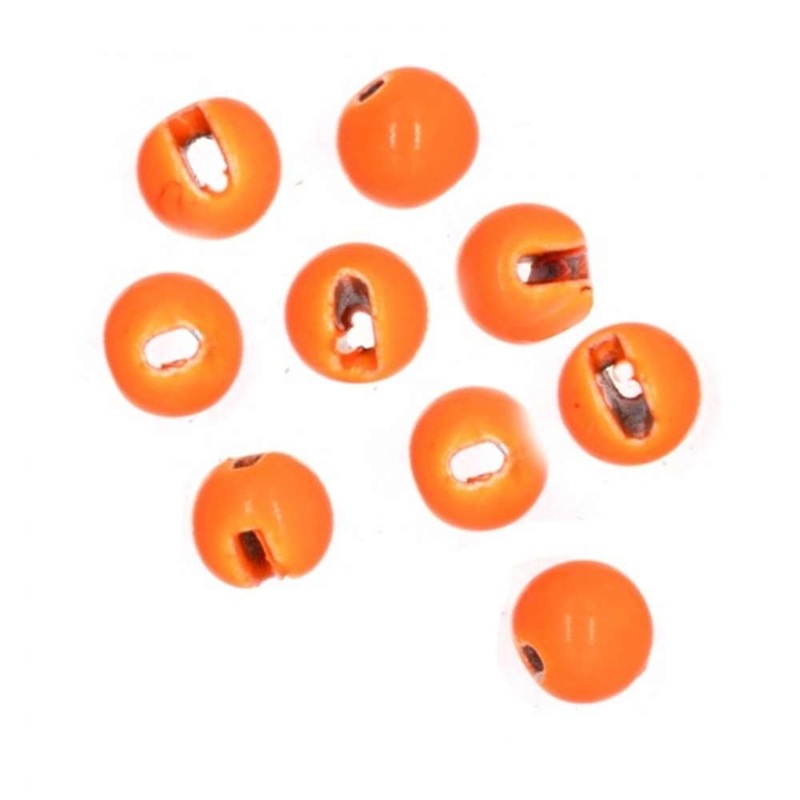 Fluoro Orange Slotted Tungsten Beads – Semperfli