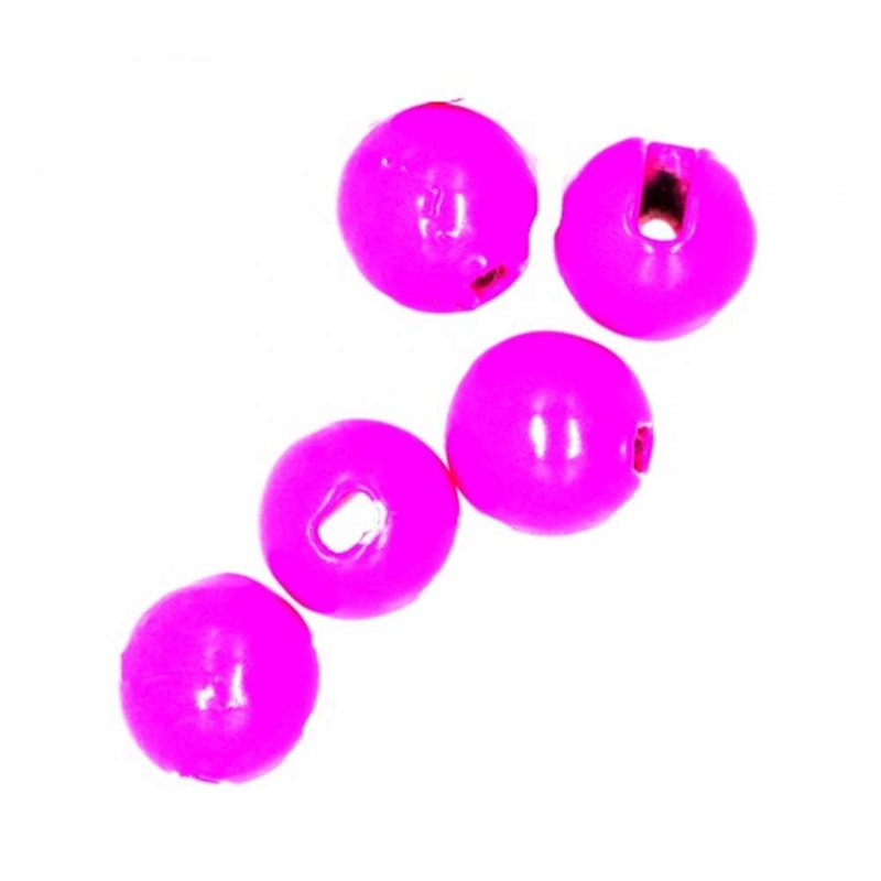 Fluoro Pink Slotted Tungsten Beads – Semperfli