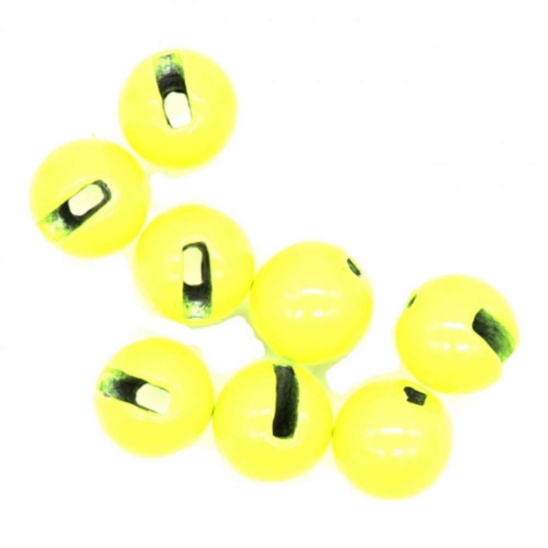 Fluoro Yellow Slotted Tungsten Beads – Semperfli
